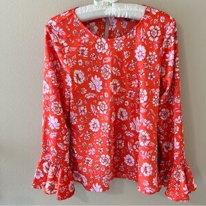 NWT J.Crew Winter Garden Top Womens Small Shirt Blouse Poppy Fields BM928 NEW